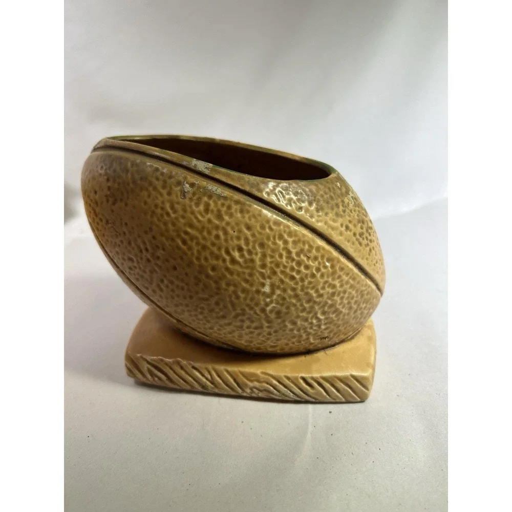 Vintage Rubens Original Football Planter Japan Los Angeles Game Collectible